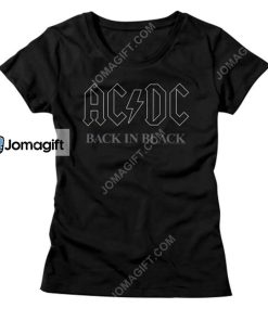 ACDC Back in Black Womens T shirt