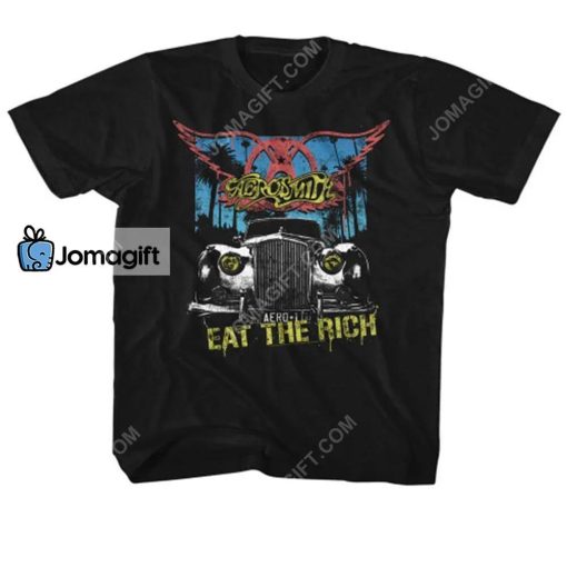 Aerosmith Eat The Rich with Car Youth T-Shirt