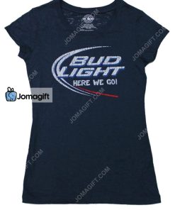 Bud Light Juniors Here We Go Burnout t-shirt