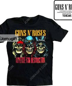 Guns N Roses Appetite for Destruction Skulls T Shirt