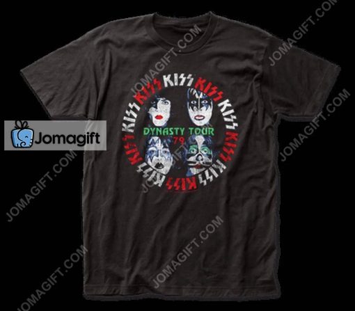 KISS 1979 Dynasty Tour 2-sided Concert  T-Shirt