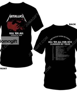 Metallica Kill ’em All Summer  ’83 Tour 2-Sided T-Shirt