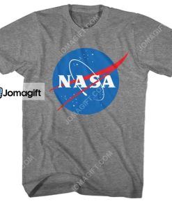 NASA Meatball Logo on Gray T-Shirt