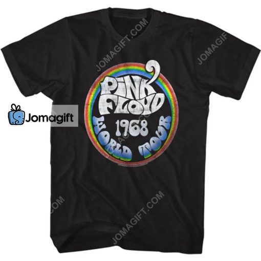 Pink Floyd Distressed 1968 Rainbow World Tour T-Shirt