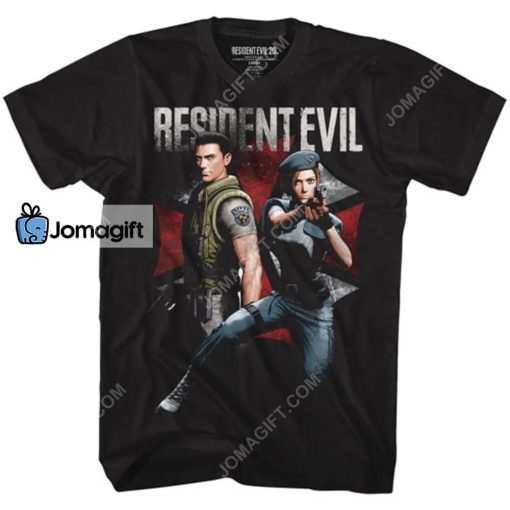 Resident Evil Chris and Jill T-Shirt