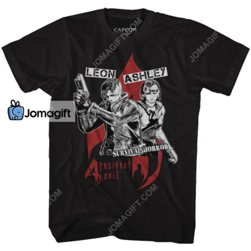 Resident Evil Reinvented Leon and Ashley T-Shirt