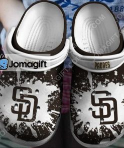 [Popular] San Diego Padres White Black Crocs Gift