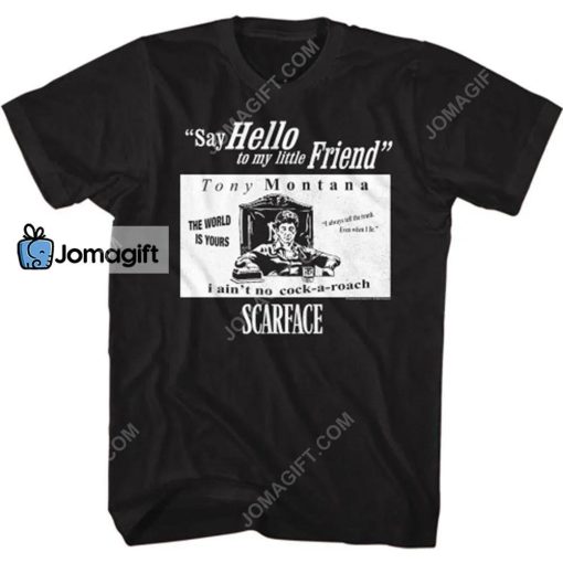 Scarface Famous Quotes T-Shirt