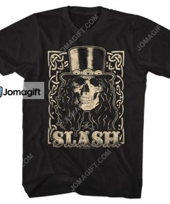 Slash Skull Cream T Shirt