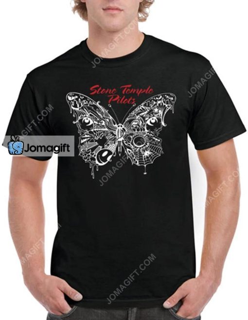 Stone Temple Pilots Webbed Butterfly T-Shirt