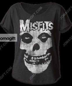 Womens Misfits Skull Dolman T Shirt