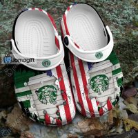 American Flag Starbucks Crocs Gift 1