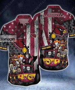 Arizona Cardinals Hawaiian Shirt, Horror Movie Character Gift