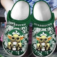 Baby Yoda Hug Starbucks Crocs Crocband Clog  Dnstyles Gift