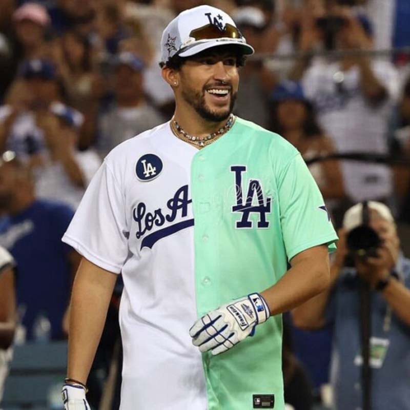 dodgers all star jersey bad bunny