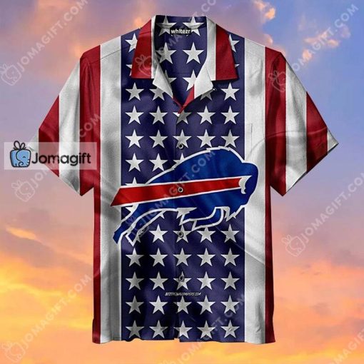 Buffalo Bills Hawaiian Shirt American Flag Gift