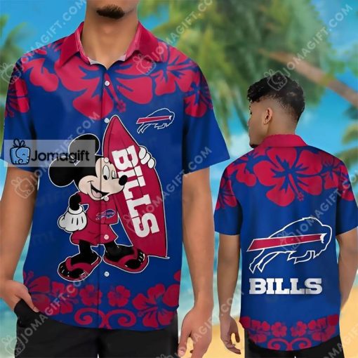 Buffalo Bills Hawaiian Shirt Mickey Mouse Gift