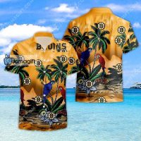 Coconut Tree Boston Bruins Hawaiian Shirt Gift
