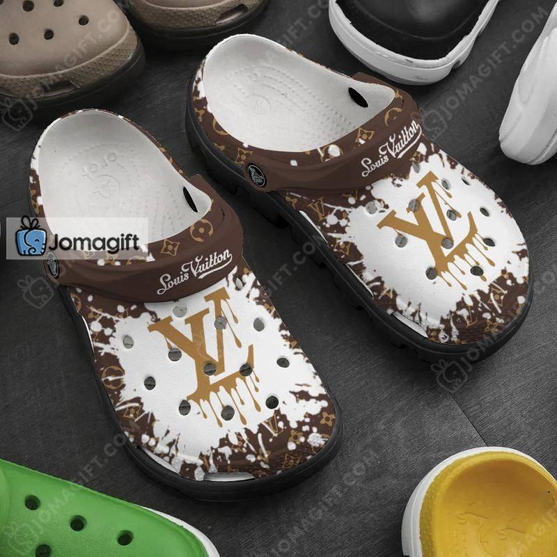 Louis Vuitton Supreme Crocs  Louis vuitton supreme, Swag shoes, Designer  crocs