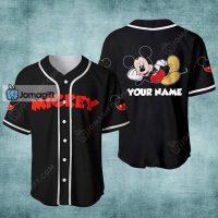 Custom Mickey Baseball Jersey Gift