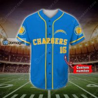Custom Name And Number Chargers Football Jerseys