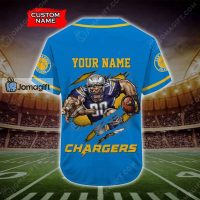 Custom Name And Number Chargers Football Jerseys 3