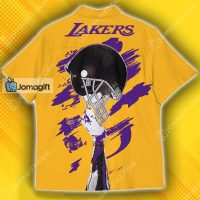 Custom Name And Number Lakers Hawaiian Shirt 1