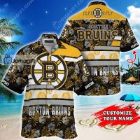 Custom Name Bruins Hawaiian Shirt Gift 1