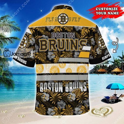Custom Name Bruins Hawaiian Shirt Gift