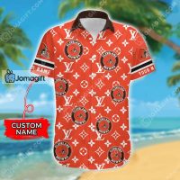 Custom Name Cleveland Browns Louis Vuitton Hawaiian Shirt 2