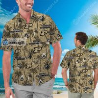 Custom Name Purdue Hawaiian Shirt Gift 3