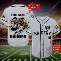 Custom Name Raiders Baseball Jersey Mascots Gift