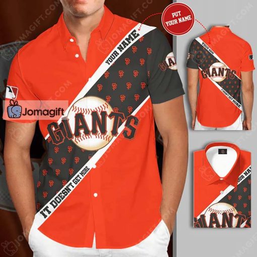 Custom Name San Francisco Giants Hawaiian Shirt Gift