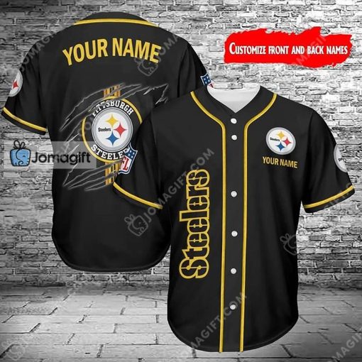 Custom Name Steelers Baseball Jersey Gift