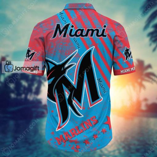 Custom Name and Number Miami Marlins Hawaiian Shirt Gift