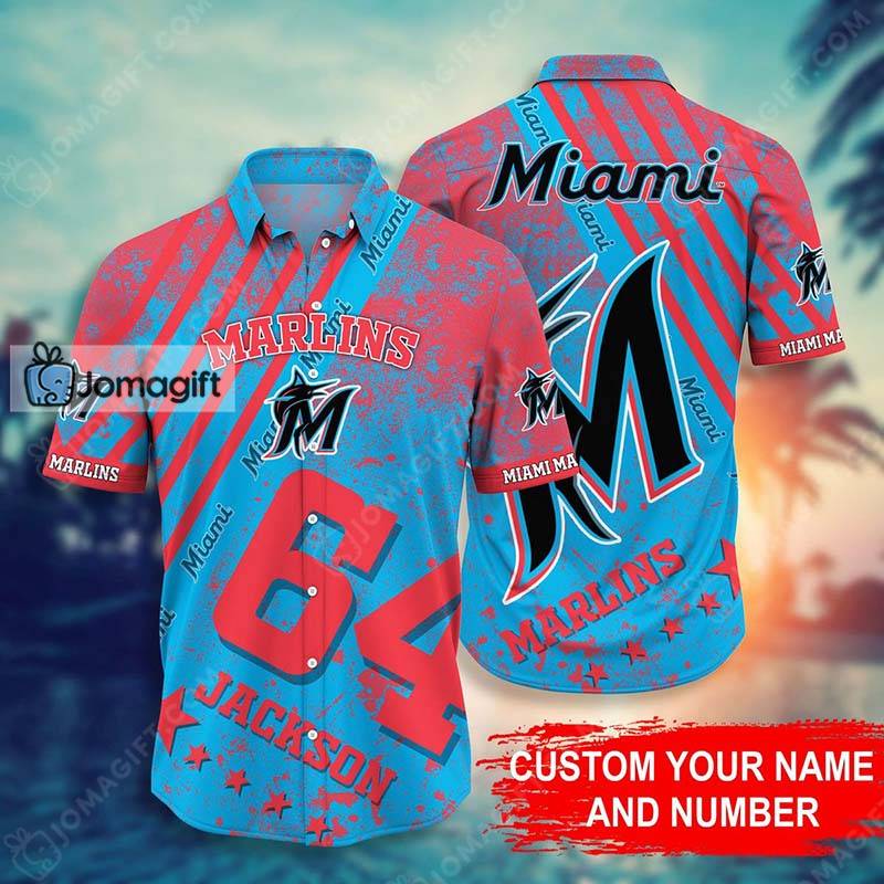 Custom Name Miami Marlins All Over Print Baseball Jersey For Fans in 2023
