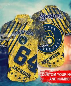 Custom Name And Number Lakers Hawaiian Shirt Gift - Jomagift