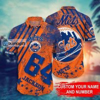 Custom Name and Number New York Mets Hawaiian Shirt 2