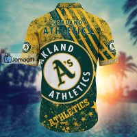 Custom Name and Number Oakland Athletics Hawaiian Shirt 1