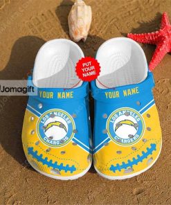 Custom Name Los Angeles Chargers Crocs Shoes