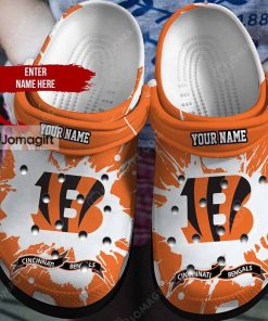 Custom Cincinnati Bengals Team Helmets Crocs Clog Shoes