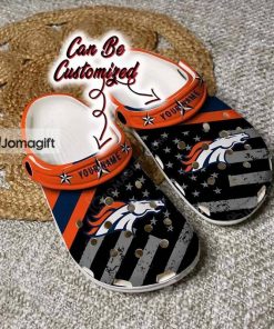 Customized Denver Broncos Crocs American Flag Gift 1 2