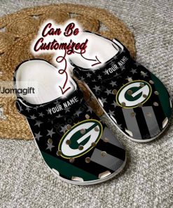 Customized Green Bay Packers Crocs American Flag Gift