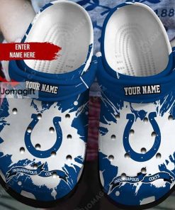 Indianapolis Colts American Flag Breaking Wall Crocs Clog Shoes
