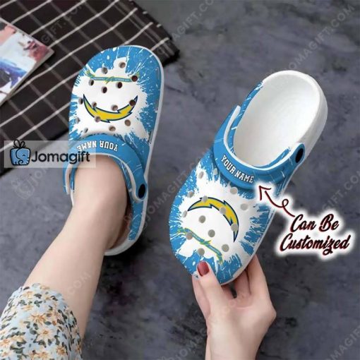 Customized Los Angeles Chargers Crocs Git