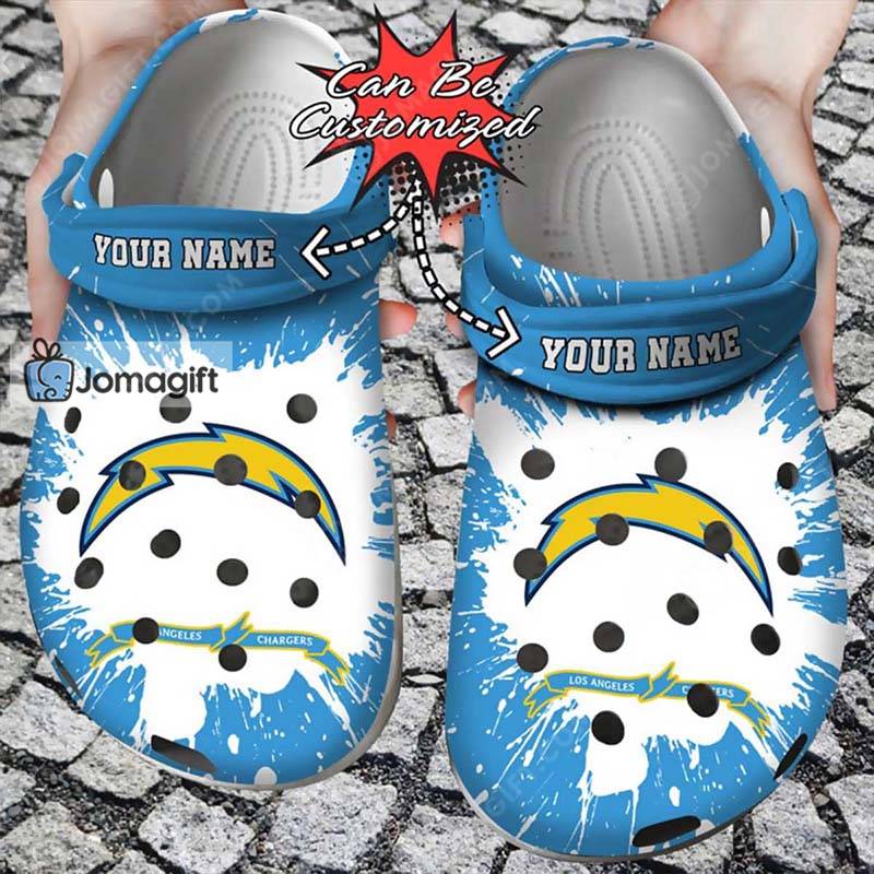 Customized Los Angeles Chargers Crocs Git 2 2