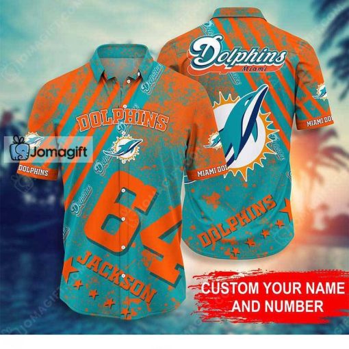 Customized Miami Dolphins Hawaiian Shirt Gift