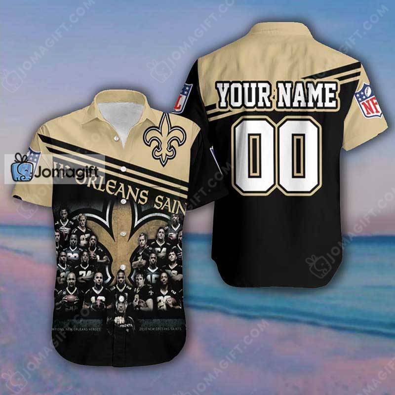 Customized New Orleans Saints Hawaiian Shirt Nfc Champions Coach Players Gift 1 Jomagift