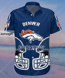 Denver Broncos Hawaiian Shirt Football Helmet Gift