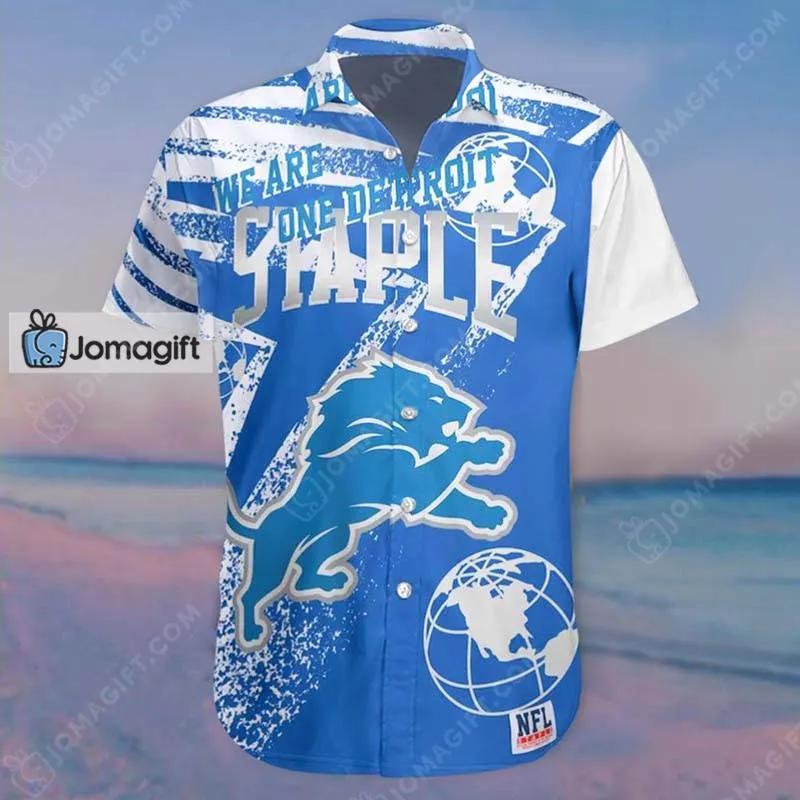 Detroit Lions Hawaiian Shirt Staple 1 Jomagift